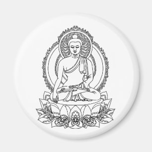 Imán de Buda de la serenidad