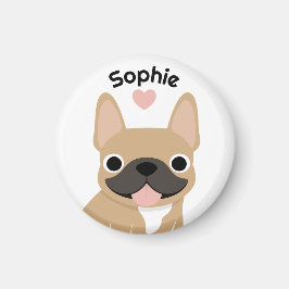 Imán de Bulldog Francés Personalizado, regalo de F
