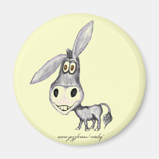 Imán de burro divertido