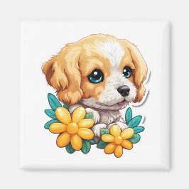 Imán de Cachorro Adorable