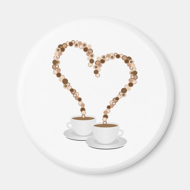 Imán de café matutino (Frente)