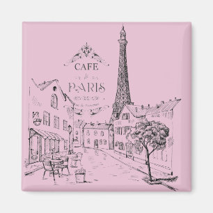 Imán de Café París
