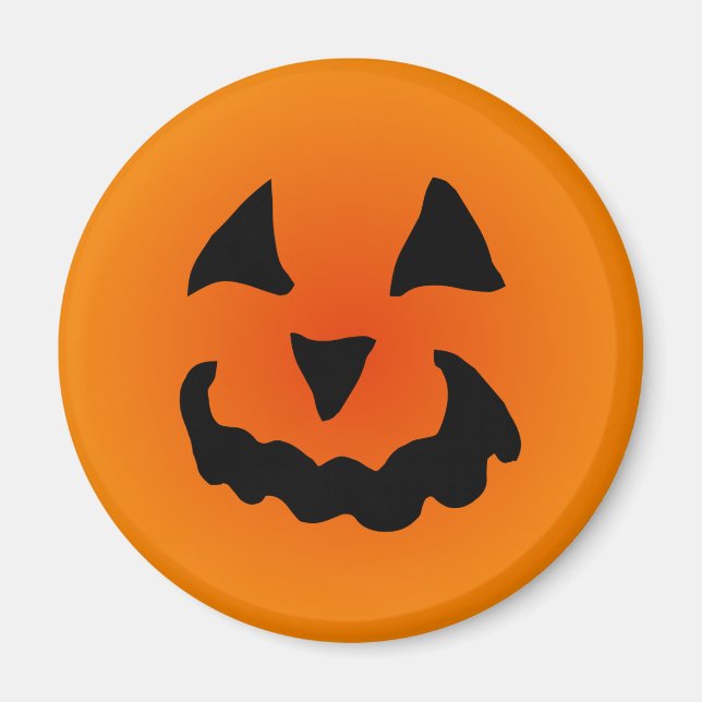 Imán de Calabaza de Halloween (Frente)