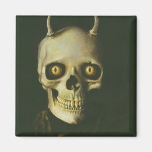 Imán de Calavera del Diablo Gótico