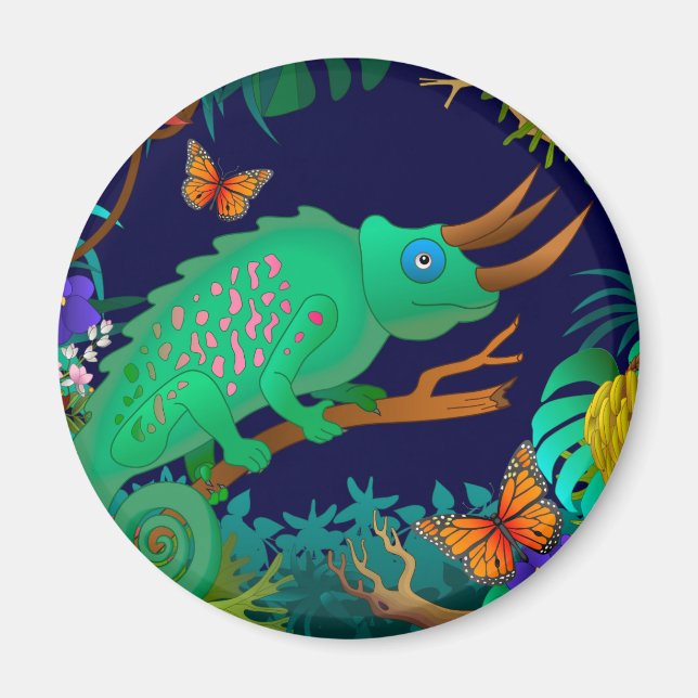 imán de camaleón (Frente)