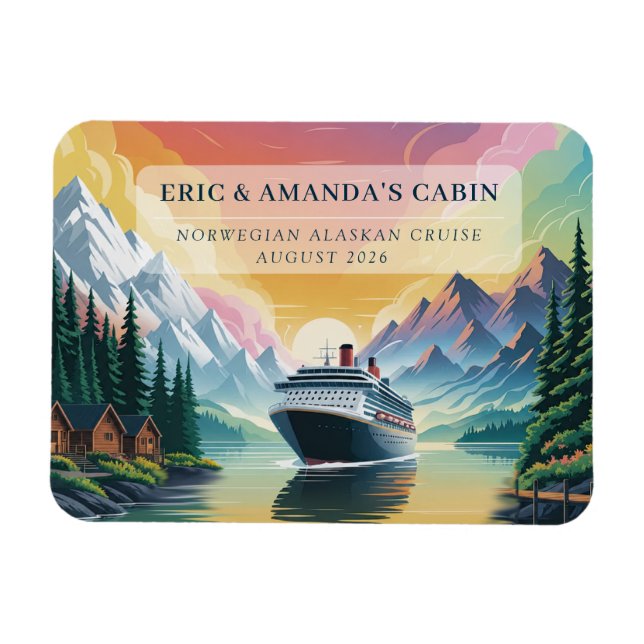 Imán de camarote de crucero (Horizontal)