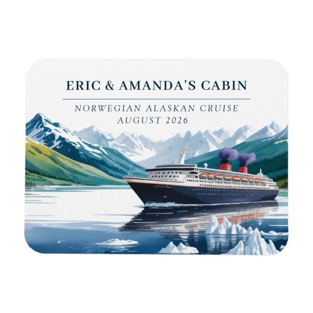 Imán de camarote de crucero (Horizontal)