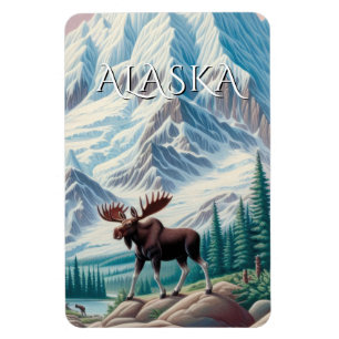 Imán de camarote de crucero por Alaska