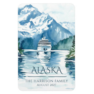 Imán de camarote de crucero por Alaska