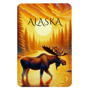Imán de camarote de crucero por Alaska