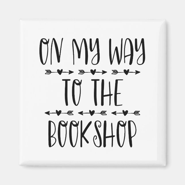 Imán De Camino A La Librería (Frente)