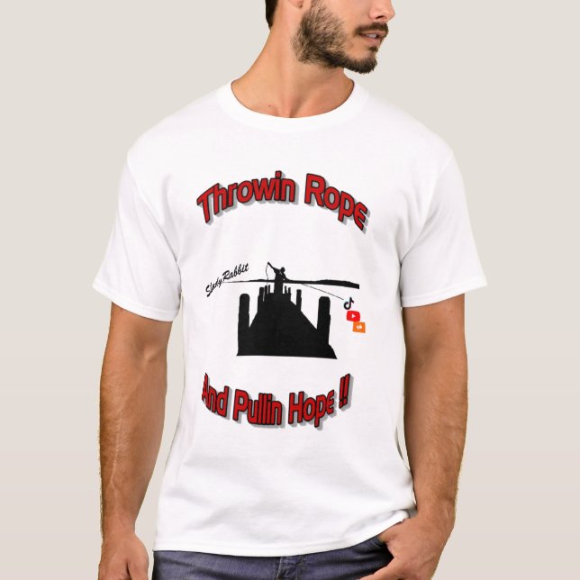 Imán de camiseta para hombres Pesca Tríwin Rope Es (Anverso)