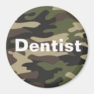 Imán de camo dentista