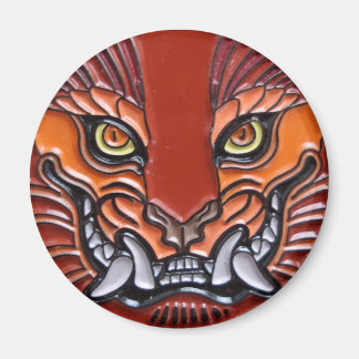 imán de cara de monstruo