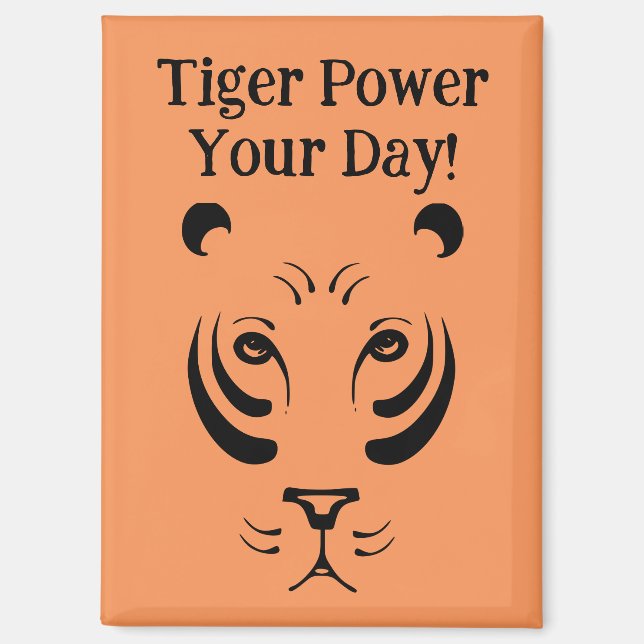 Imán de Cara de Tigre (Anverso)