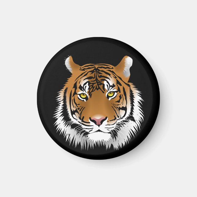 Imán de Cara de Tigre (Frente)
