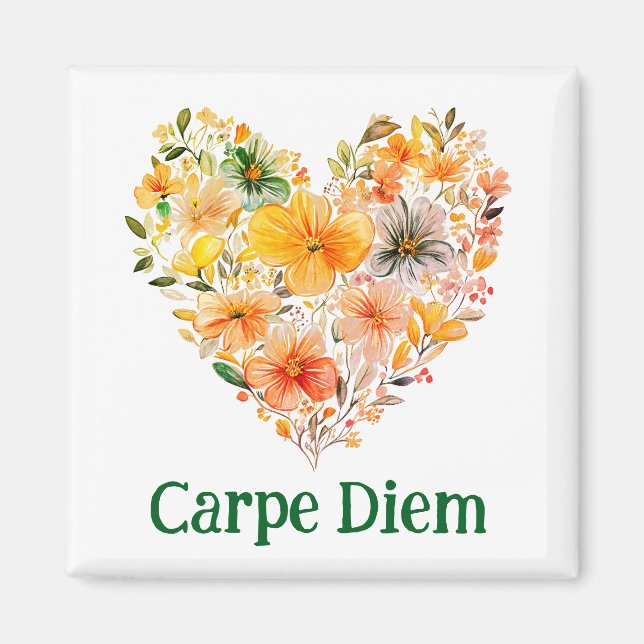 Imán de carpe diem (Frente)