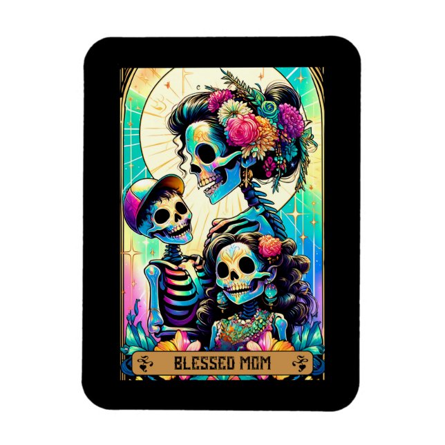Imán de Carta de Tarot de Mamá Bendita (Vertical)