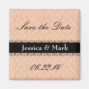 Imán de casamiento de damasco con fecha de salvaci