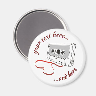 imán de casete de audio