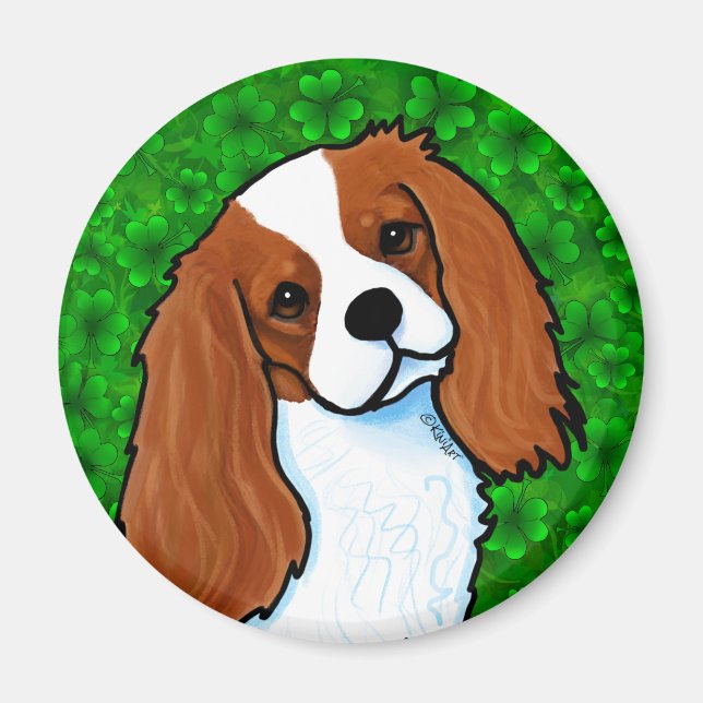 Imán de Cavalier King Charles Spaniel (Frente)
