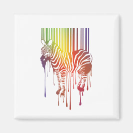 imán de cebra abstracto