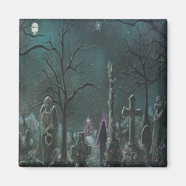 Imán de cementerio fantasma (Frente)