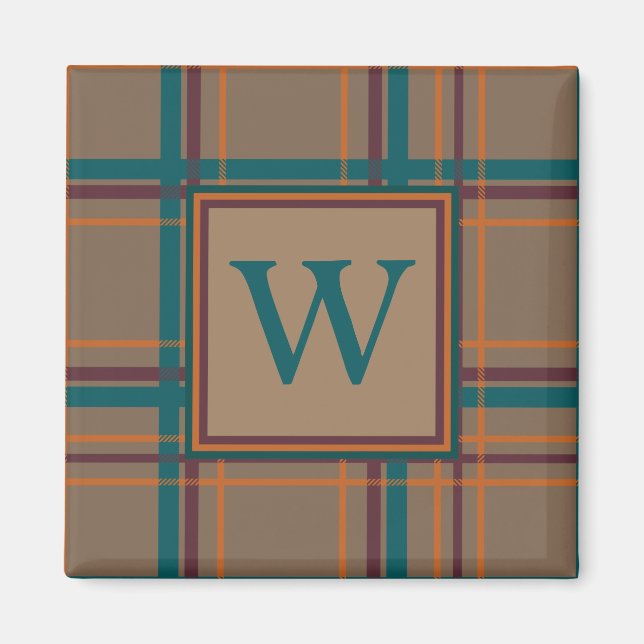 Imán de chapa de Moda de otoño (Frente)