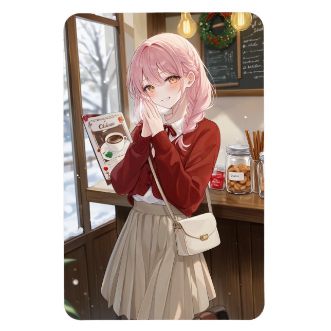 Imán de Chica Anime (Vertical)