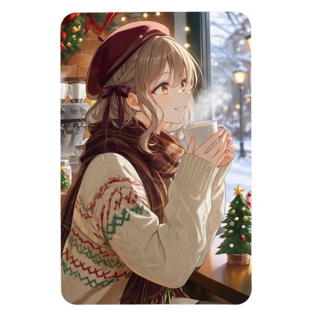 Imán de chica de anime (Vertical)