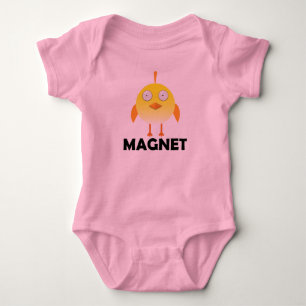 Imán de Chicas - Bodysuit de Jersey para Bebé