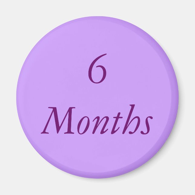 Imán de Chip de 6 meses (Frente)