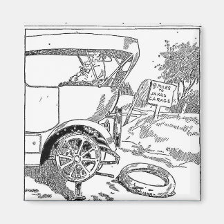 Imán de chiste de época