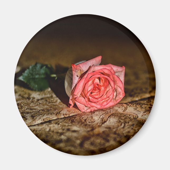 imán de cierre Rosa (Frente)
