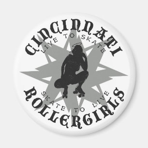 Imán de Cincinnati Rollergirls