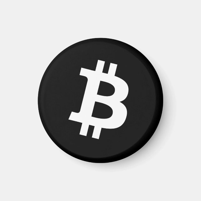 Imán de Círculo de Bitcoin (Frente)