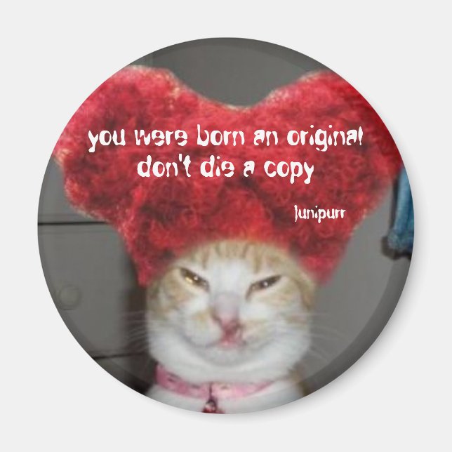 imán de cita de junipurr (Frente)