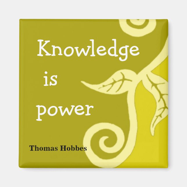 Imán de citas motivacionales inspiradoras (Frente)