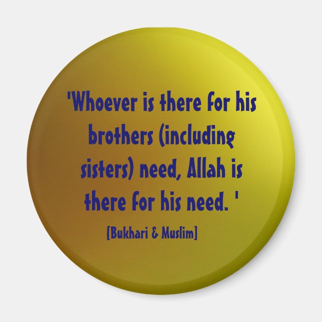 Imán de citas proféticas (Frente)