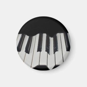 Imán de claves de piano retorcidas