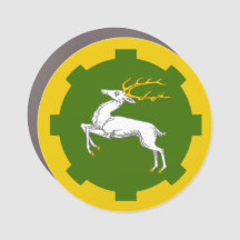 Imán de coches de insignias populares en el exteri