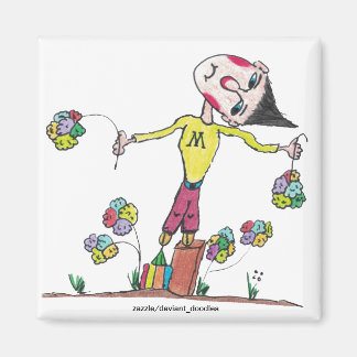 Imán de cocina con arte personalizado