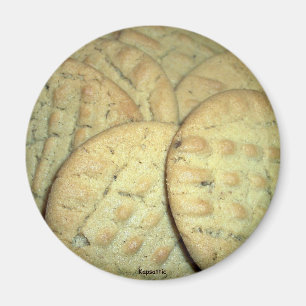 Imán de cocina con mantequilla de cacahuete