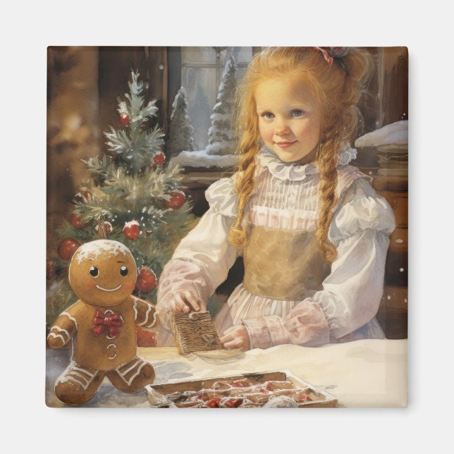 Imán de cocina de campo para galletas de pan de je (Frente)