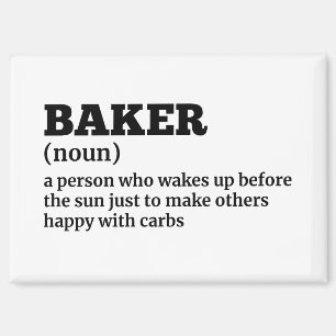 Imán de cocina de definición de Baker
