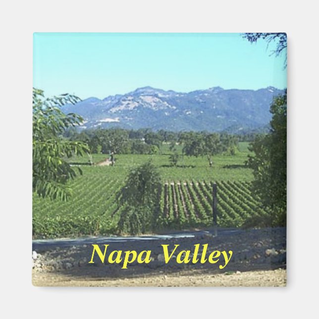 imán de cocina del valle de Napa (Frente)