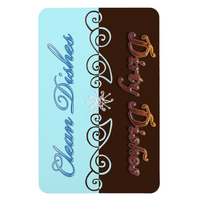 Imán de cocina limpia o sucia (Vertical)