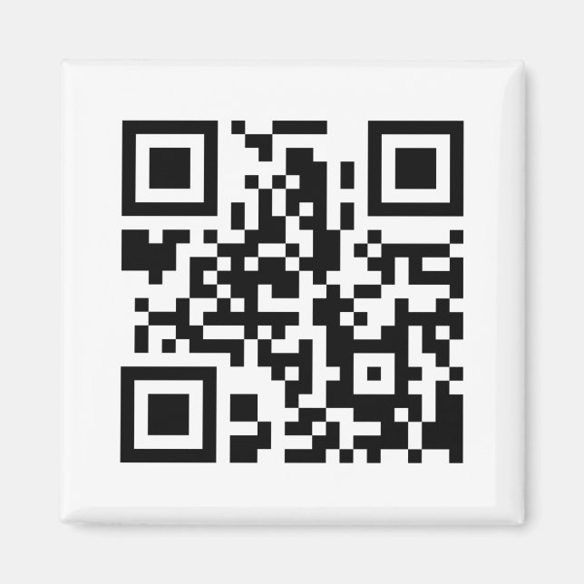 Imán de código QR (Frente)