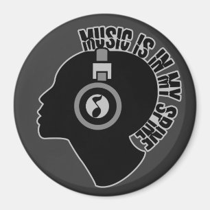 Imán de color de personalizado musical