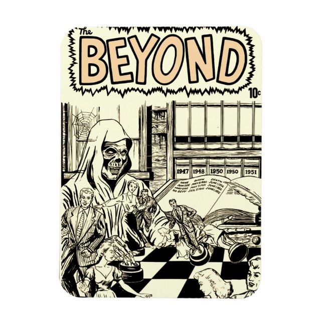 Imán de cómics de terror de los años 50 *The BEYON (Vertical)
